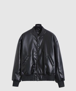 발렌시아가 로고 쇼트 코트