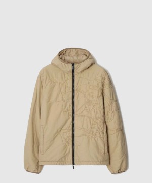 버버리 후드 쇼트 다운 재킷