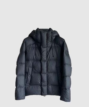 버버리 후드 쇼트 다운 재킷