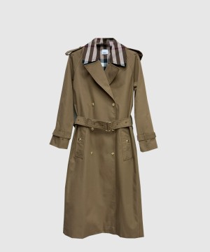 버버리 로고 코트