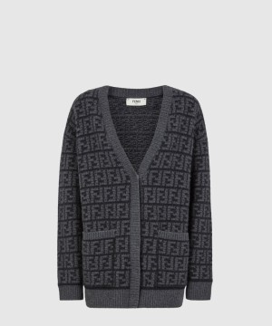 펜디 로고 쇼트 코트