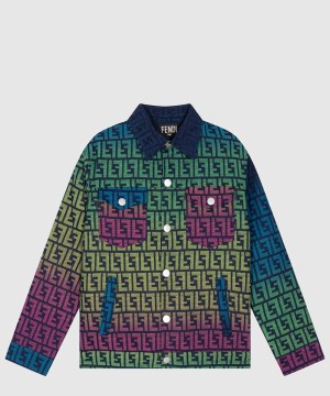 펜디 고 프린트 코트