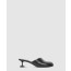 발렌시아가 레이디 레더 뮬 힐 701921