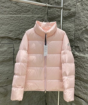 몽클레어 아바디아 숏 다운 패딩 핑크