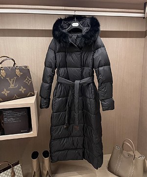 막스마라 여성 후드 패딩 자켓