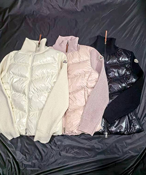 몽클레어 울 집업 가디건 패딩