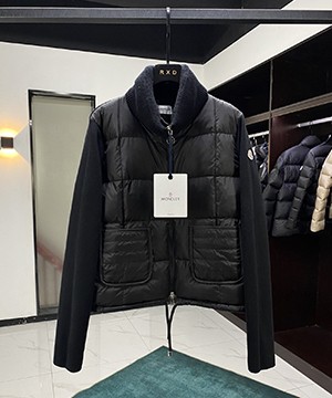 몽클레어 니트 가디건 경량 패딩