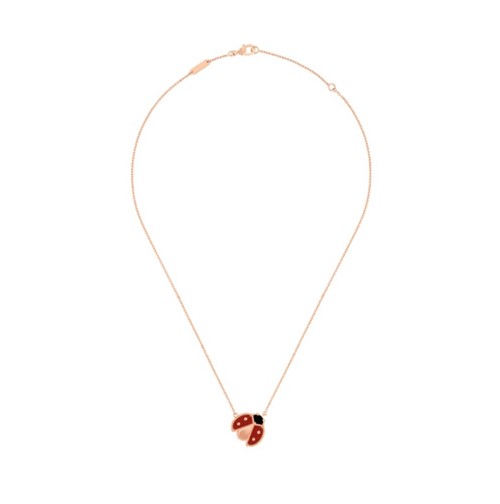 반클리프 럭기 스프링 무당벌레 펜던트 로즈골드
