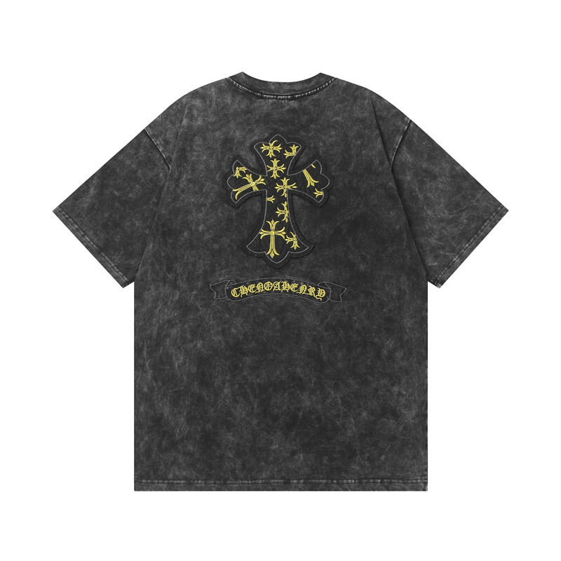 크롬하츠 패셔너블 캐주얼 반팔 티셔츠