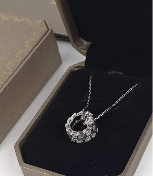 불가리 세르펜티 바이퍼 풀파베 네크리스 목걸이