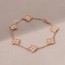 반클리프 빈티지 알함브라 브레이슬릿 로즈골드 6 모티브