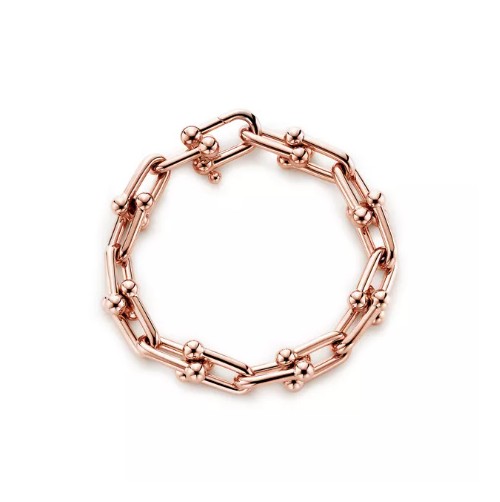 티파니앤코 라지 링크 브레이슬릿 로즈골드