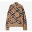 버버리 체크 울 모헤어 블렌드 재킷
