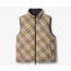 버버리 리버시블 체크 퍼퍼 질레 조끼 패딩