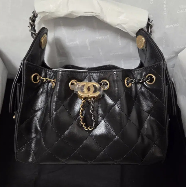 샤넬 25백 미니 카프스킨 금장 20 x 22 x 12.5cm