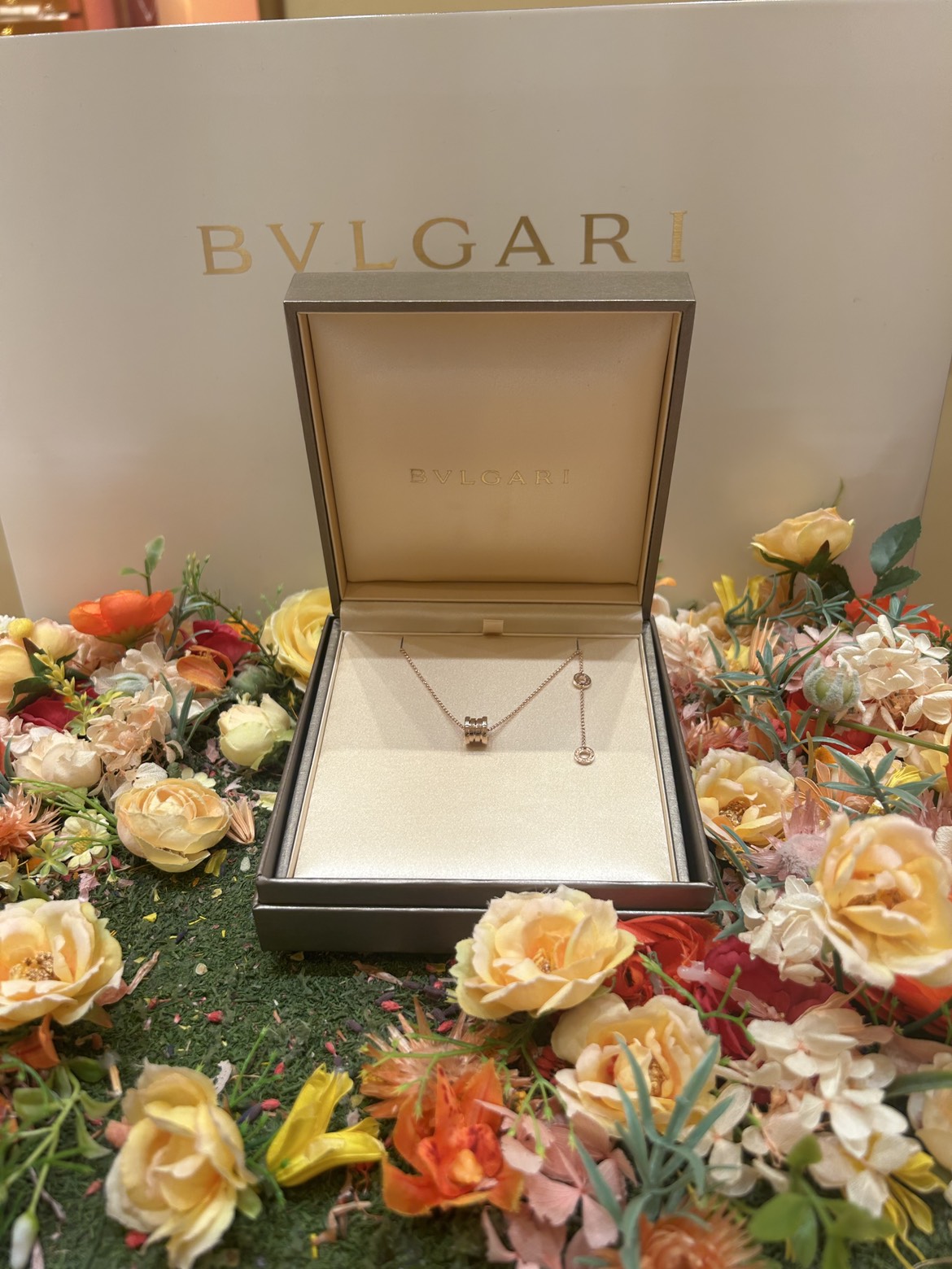 불가리 비제로원 미니 로즈골드