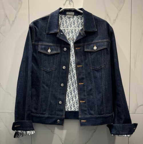 디올 오블리크 데님 자켓