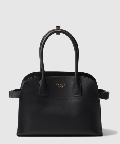 프라다 미디엄 가죽 토트백 1BG538