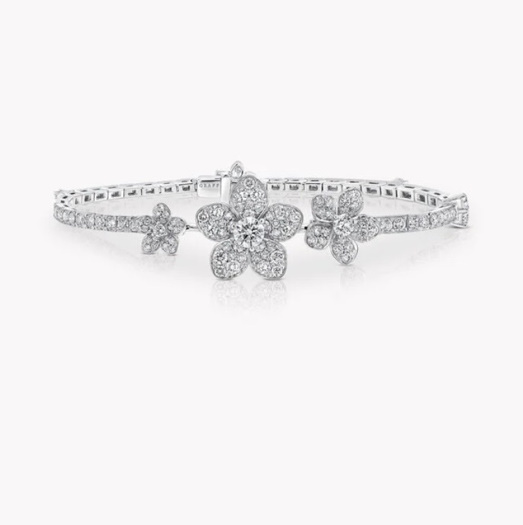 그라프 와일드 플라워 파베 다이아몬드 브레이슬릿