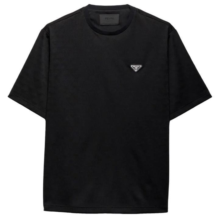 프라다 테크니컬 저지 티셔츠