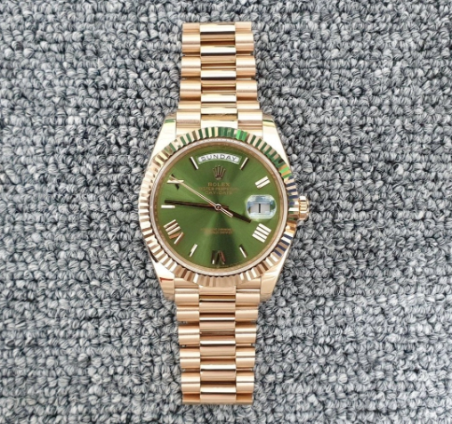 롤렉스 데이데이트 로즈 골드 올리브 그린 40MM