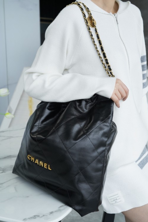 샤넬 22백 라지 블랙
