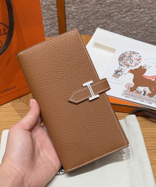에르메스 베안 장지갑 (금장/은장) 토고