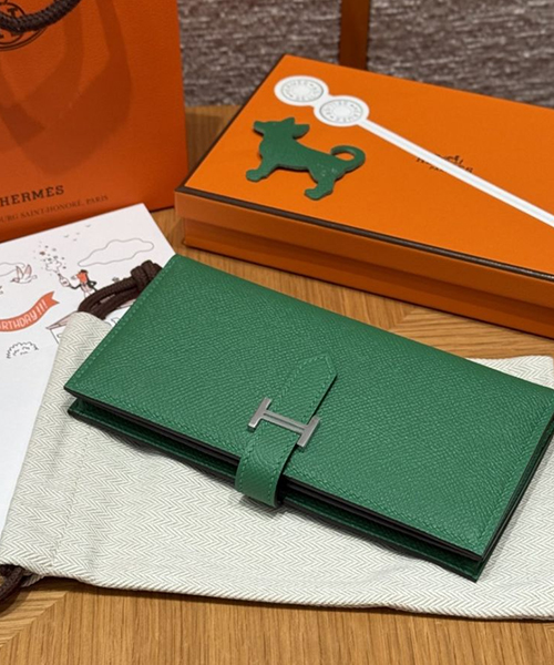 에르메스 베안 장지갑 (금장/은장) 앱송