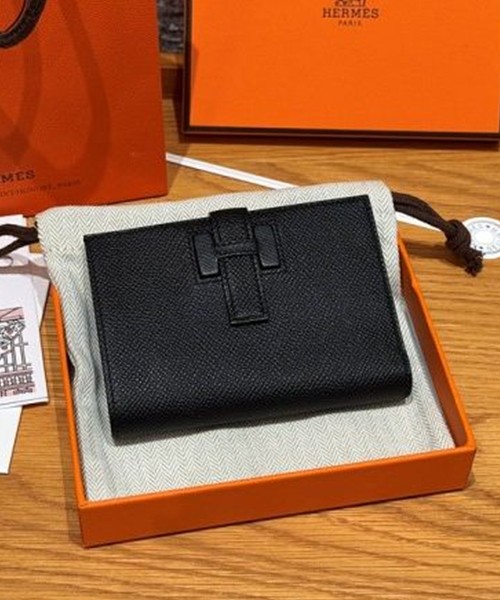 에르메스 뉴 H 파상 앱송 반지갑 올수공 (컬러 누아(블랙))