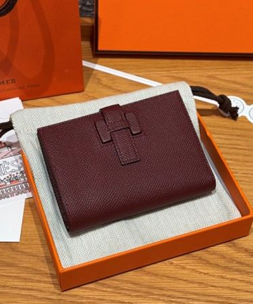 에르메스 뉴 H 파상 앱송 반지갑 올수공 (컬러 루즈 H)