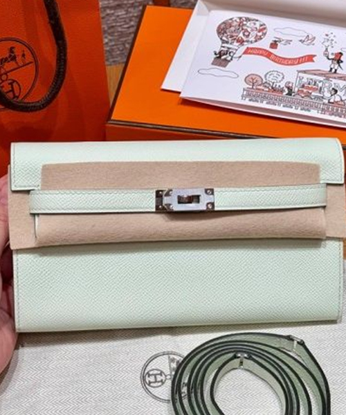 에르메스 켈리 투 고 미니백 앱송 (컬러 베르 피즈)