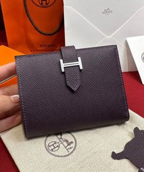 에르메스 베안 컴팩트 앱송 반지갑 올수공 (컬러 레이즌)