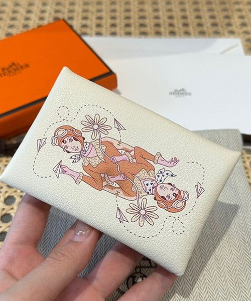 에르메스 칼비 듀오 카드지갑