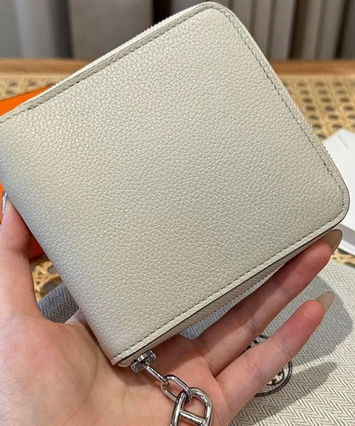 에르메스 샹달체인 지퍼 반지갑