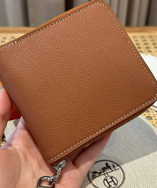 에르메스 샹달체인 지퍼 반지갑