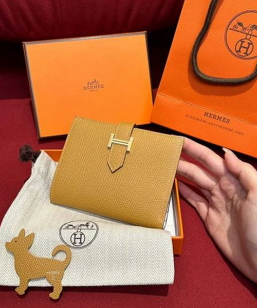 에르메스 베안 컴팩트 앱송 반지갑 (금장) 하이엔드급