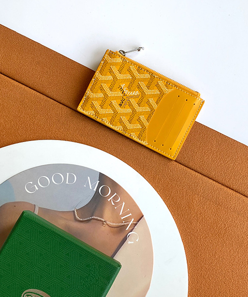 고야드 부르봉 카드지갑 (컬러 옐로우)