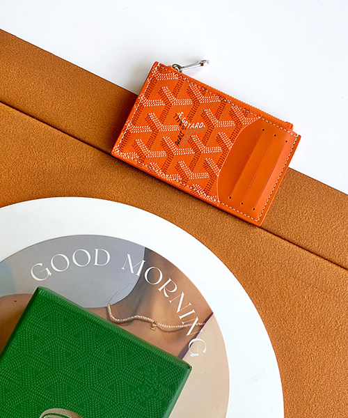 고야드 부르봉 카드지갑 (컬러 오렌지)