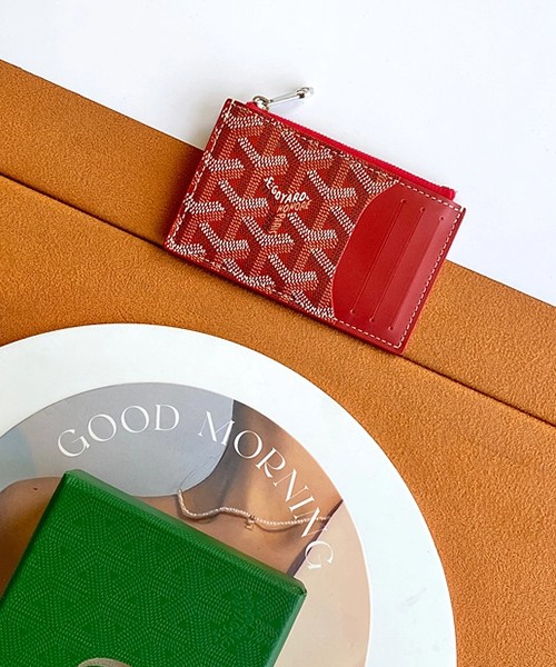 고야드 부르봉 카드지갑 (컬러 레드)