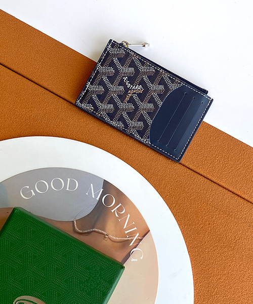 고야드 부르봉 카드지갑 (컬러 네이비)