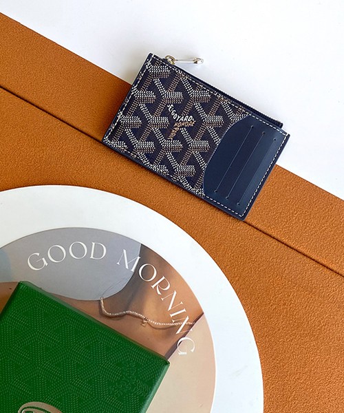 고야드 부르봉 카드지갑 (컬러 네이비)