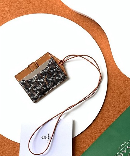 고야드 비너스 미러 카드홀더 (컬러 블랙탄(브라운)