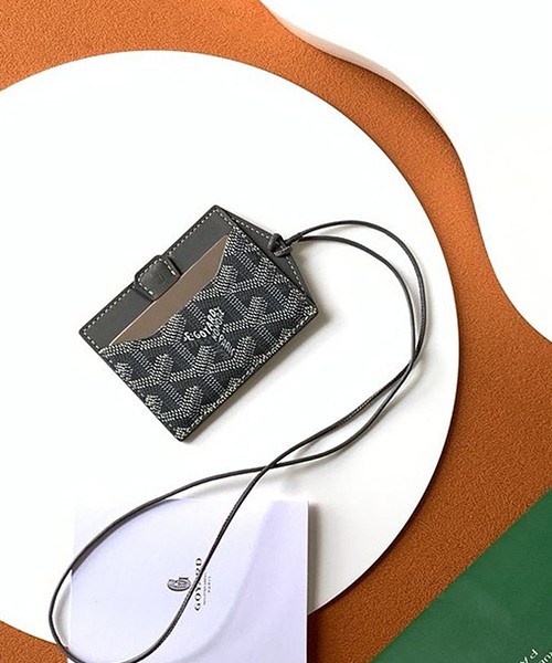 고야드 비너스 미러 카드홀더 (컬러 차콜그레이)