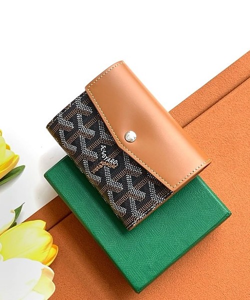 고야드 생 가브리엘 지갑 (컬러 블랙탄(브라운))