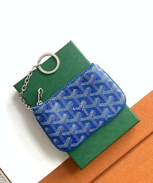 고야드 세나 나노 파우치 (컬러 블루)