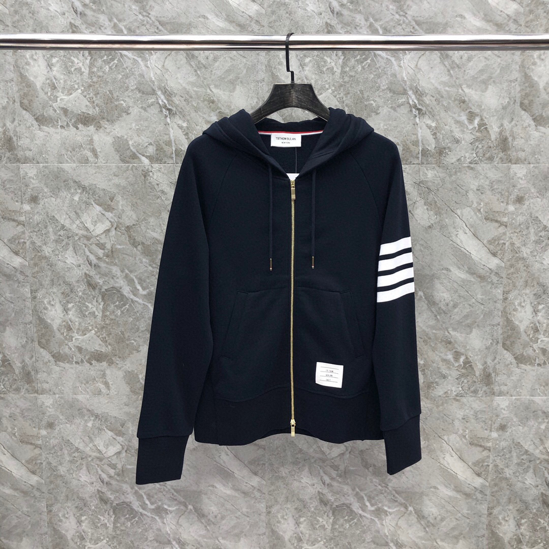 톰브라운 후드집업