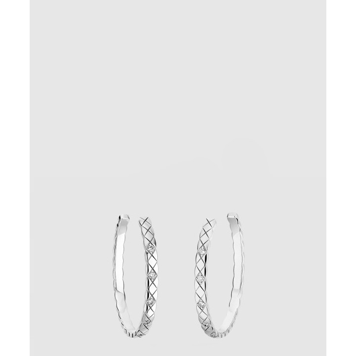 샤넬 COCO CRUSH 후프 귀걸이 J12094