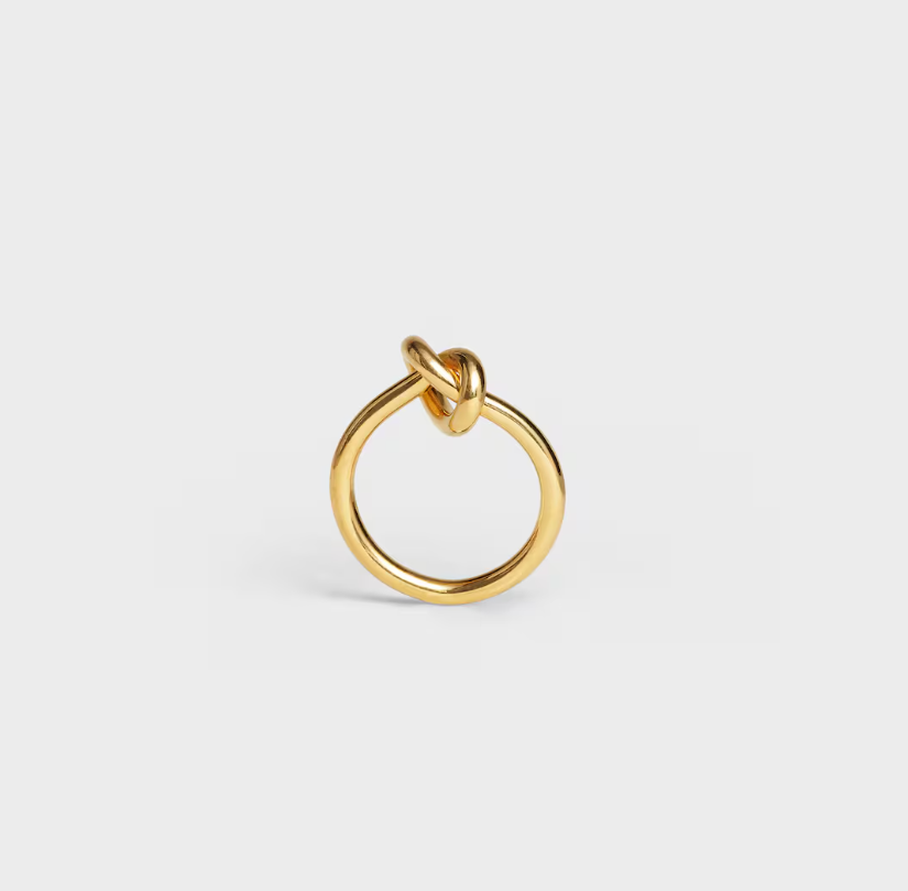 셀린느 노트 링 브래스 로듐 피니쉬