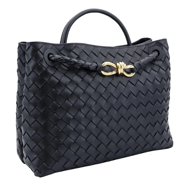 보테가 베네타 안디아모 미듐 네이비 32cm X 25cm X 11cm