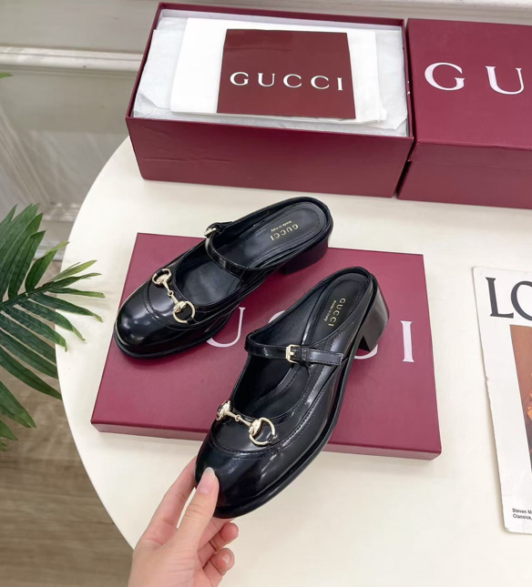 구찌 여성 홀스빗 디테일 메리 제인